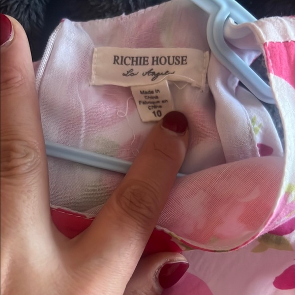 Floral Sleeveless Dress with Bow - Picture 3 of 3